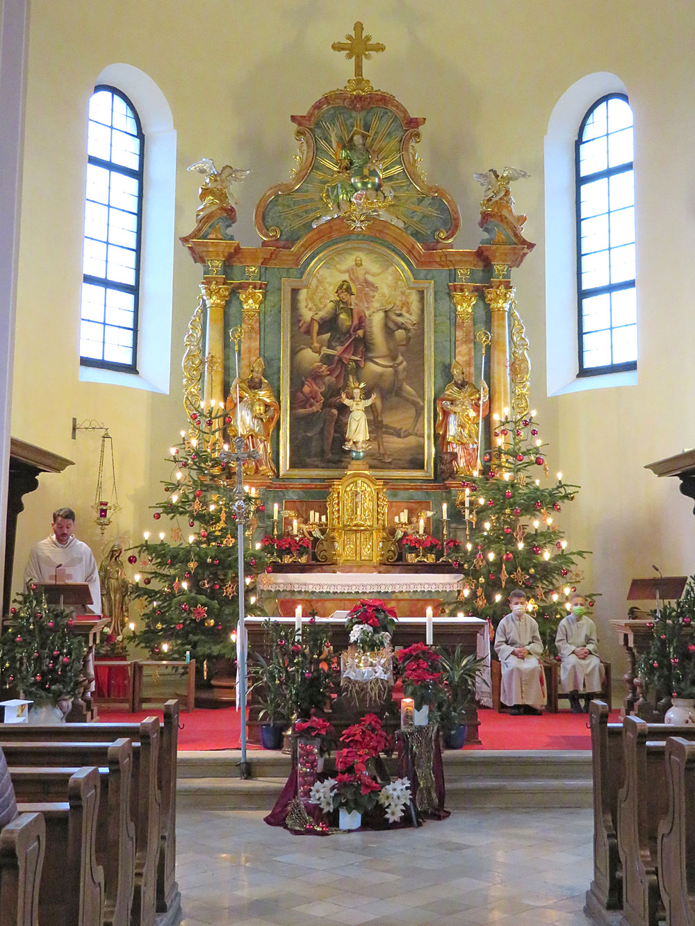 Gottesdienst in der Pfarrkirche St. Martin Thundorf