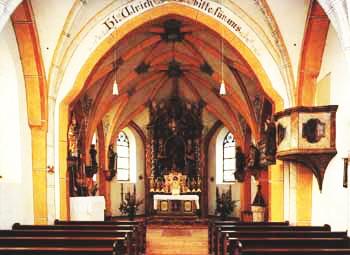 Innenansicht der Kirche