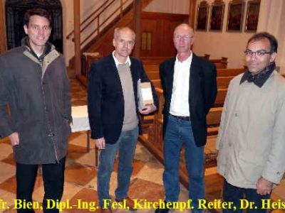 a Pfr. Bien  Dipl.-Ing. Fesl  Kirchenpf. Reiter  Dr