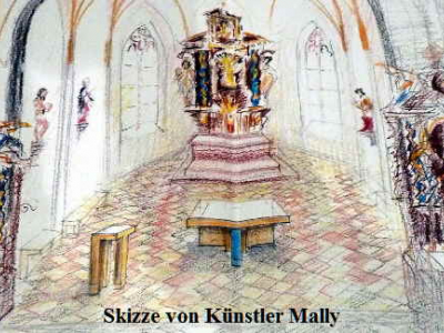 a Skizze von Kunstler Mally